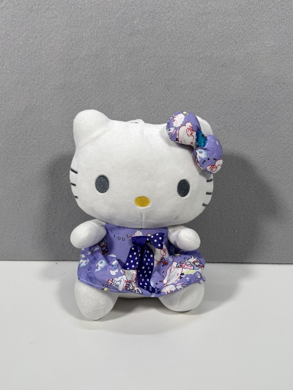 Hello Kitty Purple Polka dot Plushie